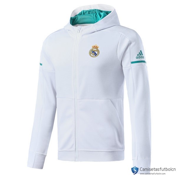 Sudaderas Con Capucha Real Madrid Niño 2017-18 Blanco